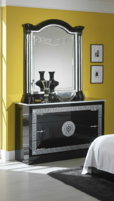 Conception Commode Armoire Coffrets de luxe Commode Étagère Console Mobilier 116cm neuf