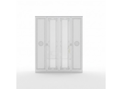 Armoire de luxe Armoire à vêtements Designer Haute brillance Armoires à vêtements Meubles Vivants Bois neufs