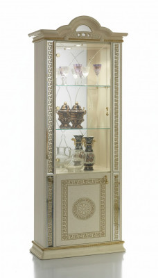 Vitrine de luxe Vitrines Armoire Armoire en bois Vitrines en verre Mobilier italien neuf