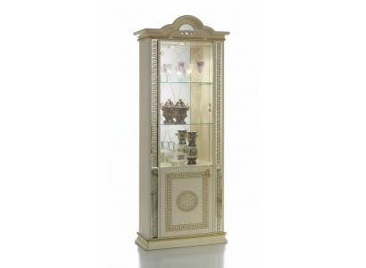 Vitrine de luxe Vitrines Armoire Armoire en bois Vitrines en verre Mobilier italien neuf