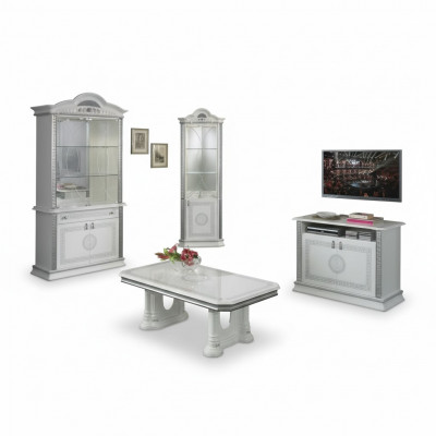 Salle à manger Ensemble complet Table Buffet Vaisselier Table basse Vitrine Ensemble neuf
