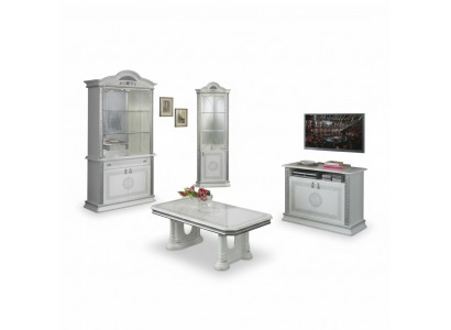 Salle à manger Ensemble complet Table Buffet Vaisselier Table basse Vitrine Ensemble neuf