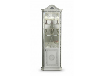 Vitrine d'angle de luxe Vitrine Armoires Armoires en bois de style italien
