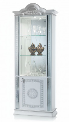 Vitrine de haute qualité met en valeur les meubles en bois de luxe de style italien avec de nouveaux verres