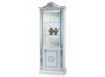 Vitrine de haute qualité met en valeur les meubles en bois de luxe de style italien avec de nouveaux verres