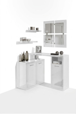 Couloir Portemanteau Console Commodes Table Entrée Consoles Tables Mur Brillant neuf