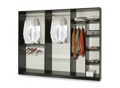 Armoire de luxe pour vêtements, designer, armoires à vêtements haute brillance, mobilier en bois vivant, nouveau.