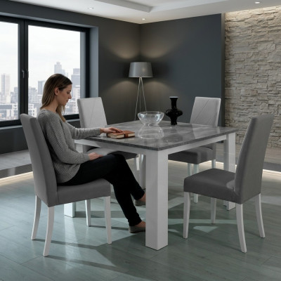 Conception Table à manger Carré Moderne Table Salle à manger Tables en bois