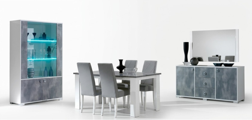 Table de salle à manger moderne Table à manger Tables en bois 160x90cm Salle à manger Fabriqué en Italie Design neuf