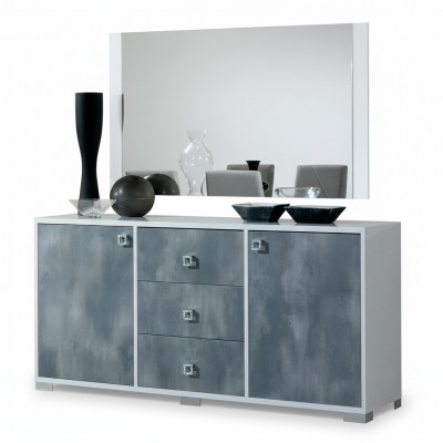 2 commodes modernes. Ensemble de commode de style moderne + miroir de meubles italiens
