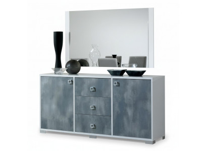 2 commodes modernes. Ensemble de commode de style moderne + miroir de meubles italiens