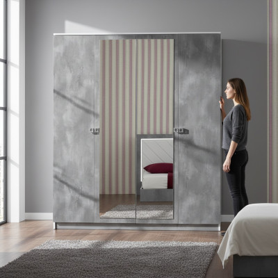 Chambre Armoire Armoire en bois Armoire Style Moderne Armoires de luxe Classique