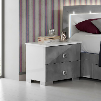 Design Table de chevet Console Côté Chambre de luxe Consoles Tables Bois neuf
