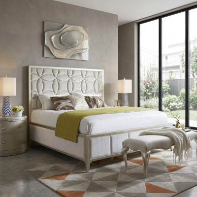 Classique lit Lit double Lits Bois Style maison de campagne Bois massif