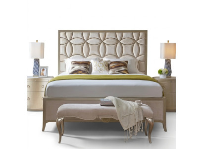 Designer Polster Doppelbett Betten Bett Schlafzimmer Ehebett Textil Leder