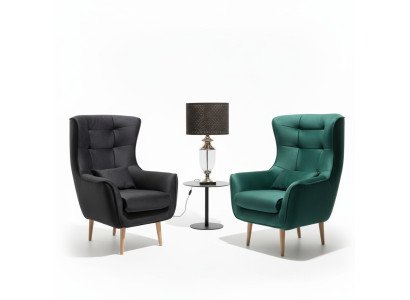 Fauteuil design Lounge Club Chaise télévision Chaises Fauteuil relax Bureau Tapisserie neuf