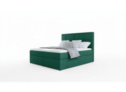 Lits de velours de luxe 180x215 Chambre classique en velours Lit italien