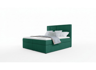 Lits de velours de luxe 180x215 Chambre classique en velours Lit italien