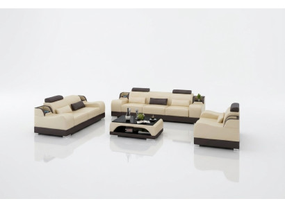 Ensemble de canapés 3 places, design de jeu de canapé 322, canapé rembourré, canapé moderne