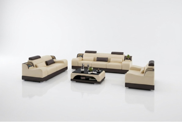 Ensemble de canapés en cuir Classic Suite 32 places