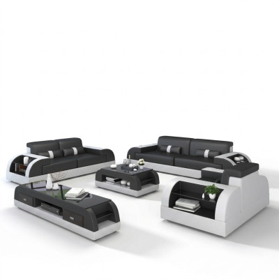 Ensemble de canapés 3 places 311 Design Canapé Rembourrage Canapés Suite moderne Groupe