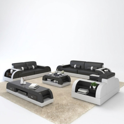 Ensemble de canapés 3 places en tissu Design Canapé Rembourrage Canapés Suite Moderne Groupe