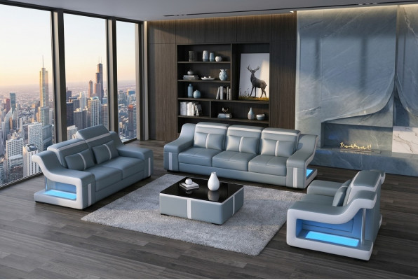 Ensemble de canapés 3+1 Canapés Designs Suite Canapé Canapés sofa