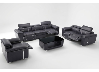 Canapé design classique 3 places Tissu de rembourrage en cuir de canapés en tissu nouveau