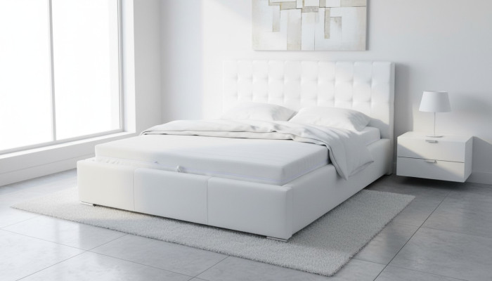 Linge de lit d'hôtel Design textile Double lit de mariage Moderne Chambre de sommeil de luxe