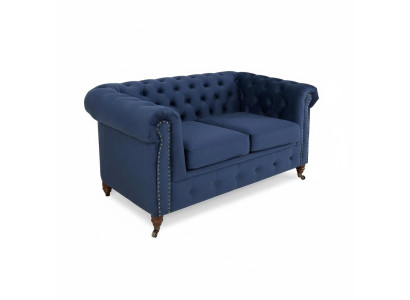 Concepteur de canapés en tissu 2 places, nouveaux canapés Chesterfield en tissu.
