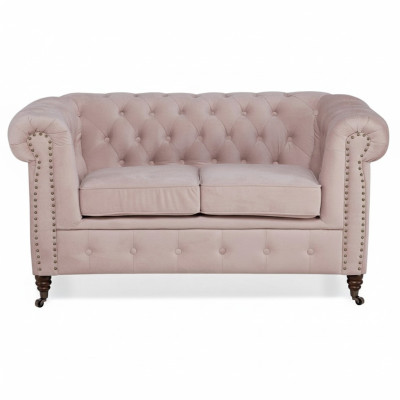 Canapé 2 places luxueux en tissu Canapé en tissu Suite Chesterfield neuf