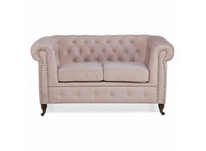 Canapé 2 places luxueux en tissu Canapé en tissu Suite Chesterfield neuf