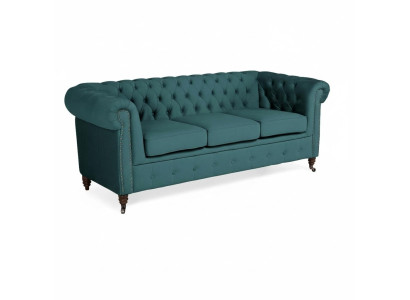 Meubles classiques Chesterfield canapé trois places Canapé en tissu Design élégant