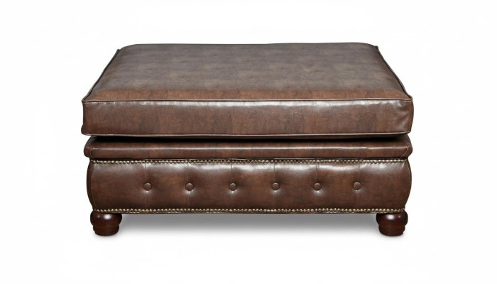 Repose-pieds Club Tabouret Lounge Chesterfield Textile Ottoman Design Tissu Ottoman