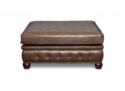 Repose-pieds Club Tabouret Lounge Chesterfield Textile Ottoman Design Tissu Ottoman