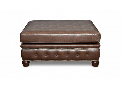 Repose-pieds Club Tabouret Lounge Chesterfield Textile Ottoman Design Tissu Ottoman