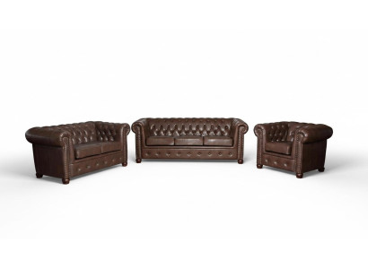 designer 2 places Canapés en textile neuf Canapés Chesterfield en cuir nouveau