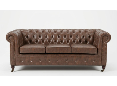 Ensemble de canapé Chesterfield design Canapé Sofa Ensemble de revêtement 3+2+1 place