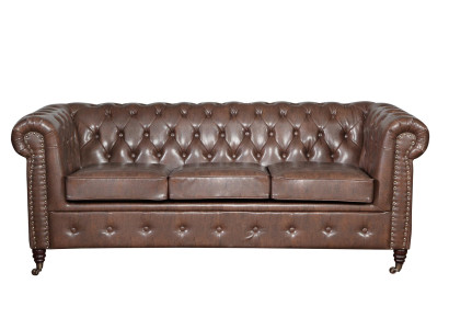 Ensemble de canapé Chesterfield design Canapé Sofa Ensemble de revêtement 3+2+1 place