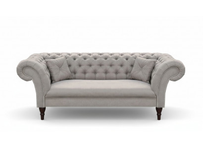 Canape trois places Chesterfield en simili cuir Immédiatement.