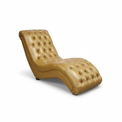 Chesterfield Chaise Longue Canapé Long Chair Club Décoratif Relax Chauffeuse en Cuir