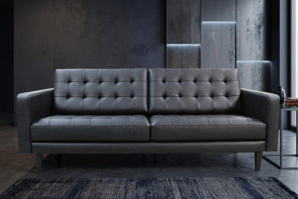 Canapé Canapé Canapés Rembourrage 3 places Canapé en cuir Ensembles de sièges Design