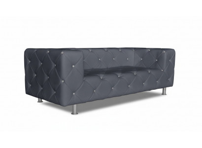 Canapé trois places design rembourrage canapé 3 places salon Chesterfield gris nouveau