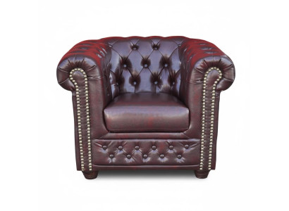 Chesterfield Fauteuil TV Canapé 1 Place Tissu Textile Canapés Tapisserie