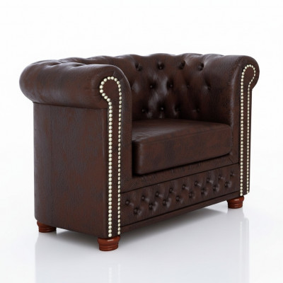 Fauteuil Conception Canapé Sofa Détente Salon Club Rembourrage Luxe Siège TV