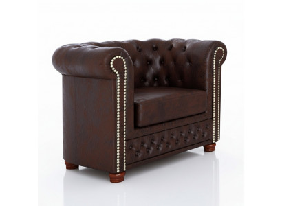 Fauteuil Conception Canapé Sofa Détente Salon Club Rembourrage Luxe Siège TV