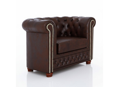 Fauteuil Conception Canapé Sofa Détente Salon Club Rembourrage Luxe Siège TV