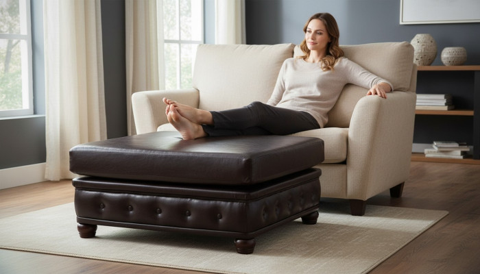 Repose-pieds Tabouret Ottoman Pouf Tabouret de designer pour salon