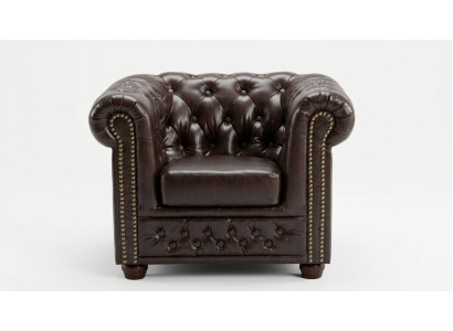 Fauteuil Chesterfield TV Canapé 1 place Canapé en tissu en cuir Réfection de canapés