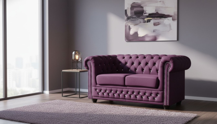 Canapé Chesterfield ensemble 2+1 places Ensemble de canapés design Série de canapés neuf